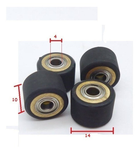 Rolete Para Plotter Mimaki 14X10X4mm